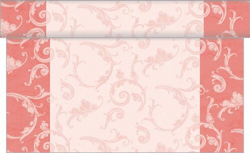 Tischläufer Romantic in Rosa aus Linclass® Airlaid 40 cm x 4,80 m, 1 Stück
