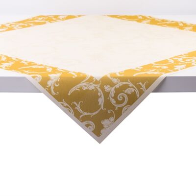 Tablecloth Romantic in gold from Linclass® Airlaid 80 x 80 cm, 1 piece