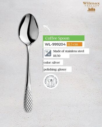 Coffee Spoon 11,5 cm WL‑999204/A 6