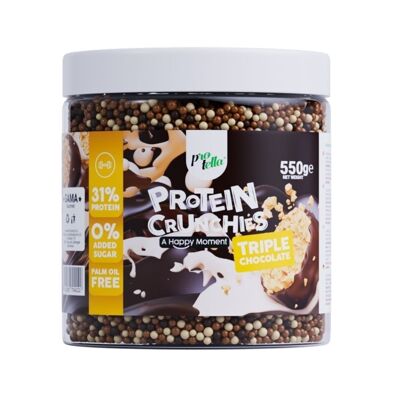 Protein Crunchies Triple Chocolat 550gr