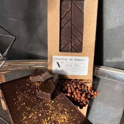 CIOCCOLATO KAMPOT - CON PEPE ROSSO CAMBOGIA