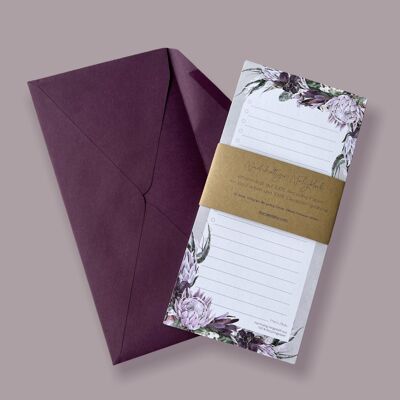 Eco-Friendly Notepad - To Do List, Shopping Pad (Protea)