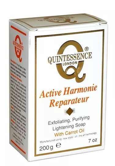 Reveal Radiant Skin Quintessence London Active Multi-Vitamin Exfoliating Scrub Soap 200 gr Brightening Glowing Skin Unisex