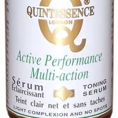 Quintessence London Active Performance Multi-Action Toning Serum - Combat Dark Spots and Achieve a Lighter Complexion 50 ml