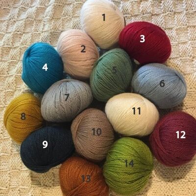 Knitting yarn MALVA Mohair & Tricots - Cedar - 4BRINS