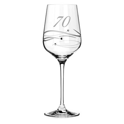 Spiral 70th Anniversary wine glass