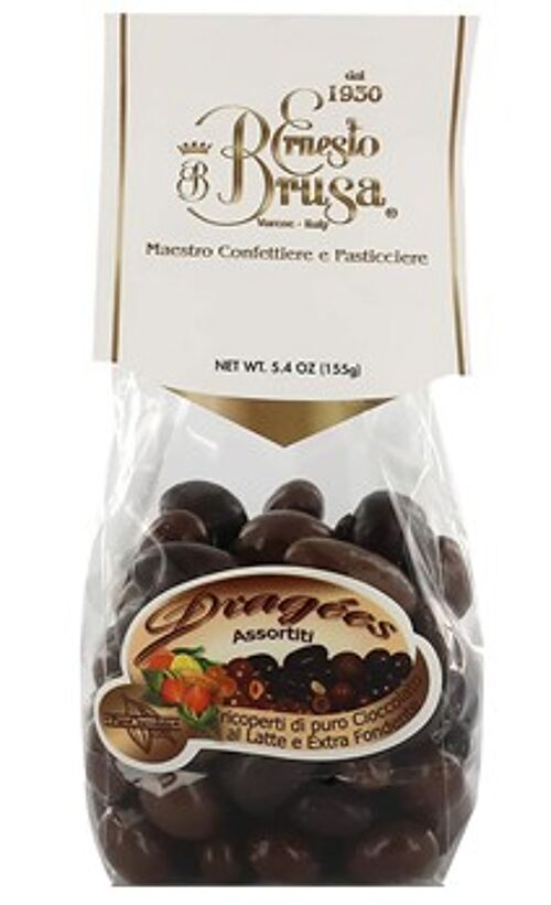 DRAGEES MIX: almonds, hazelnuts, candied fruits, raisins 155g bag