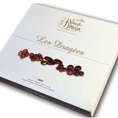 Mélange Les Dragées : amandes, noisettes, fruits confits, raisins secs COFFRET CADEAU 580g