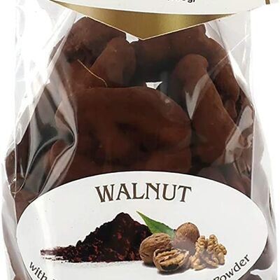 Chilean WALNUT, dark chocolate + cocoa powder 155g bag