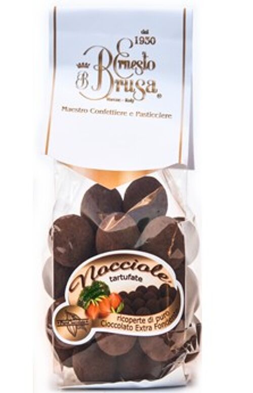 Roasted HAZELNUT, dark chocolate and cocoa powder 155g bag