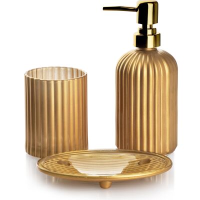ARI GOLD Bathroom Set 400ml matt gold
