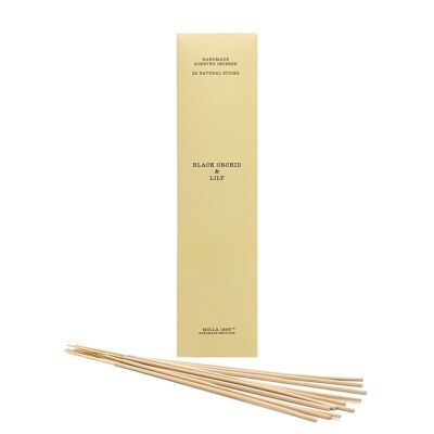 20 incense 9" sticks. Black Orchid & Lily