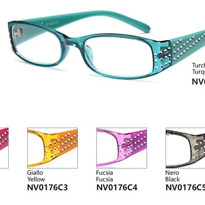 Preassembled reading glasses - Brillantini - NV0176 - set 30 pieces