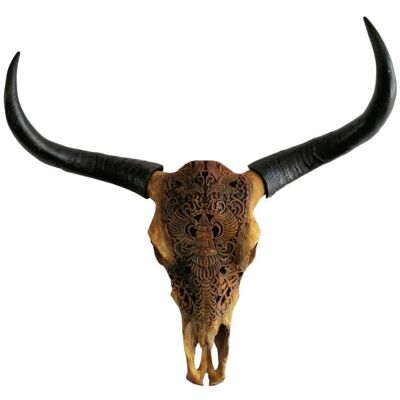 Cabeza de Toro Decoración de Pared XXL 71x21x72 cm