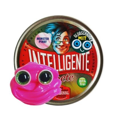 INTELLIGENTE knete - Monster Pinky mit holografischem Glitzer und Monsteraugen