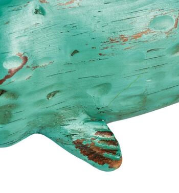 Décoration figurine baleine couchée 47x16x15,5 cm 3