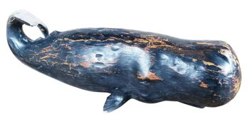 Figurine baleine couchée 47x16x15,5 cm 1