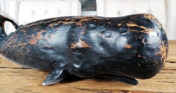 Figurine baleine couchée 47x16x15,5 cm 5