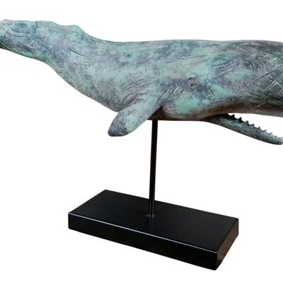 Whale figure XL 51x15x28 cm