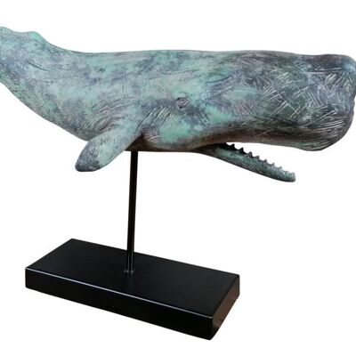 Whale figure XL 51x15x28 cm
