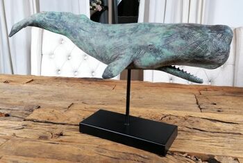 Figurine baleine XL 51x15x28 cm 4