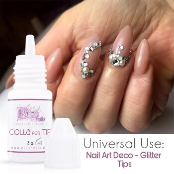 Colle à Ongles Professionnelle Extra Forte 3g 2