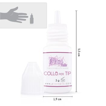 Colle à Ongles Professionnelle Extra Forte 3g 3
