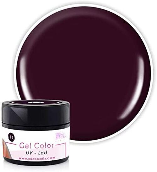 Gel Unghie Colorato UV/LED Professionale - 5Ml, Gel Color Laccato Effetto Lucido Nude, Rosso, Rosa, Fuxia, Blu, Acquamarina (Dark Cherry)