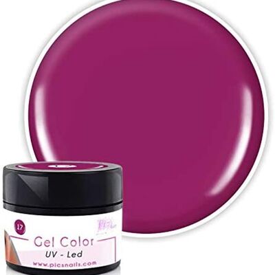 Gel de couleur pour ongles Royal Fuxia Professional UV / LED - 5Ml, Nude, Red, Pink, Fuxia, Blue, Aquamarine (Royal Fuxia) Gel de couleur laqué