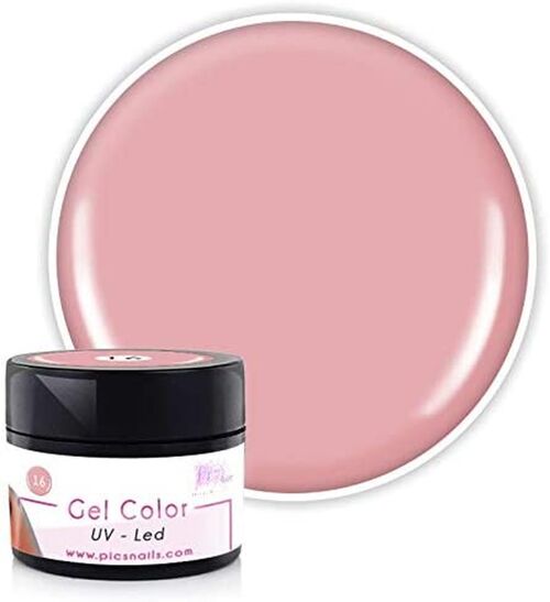 Gel Unghie Colorato UV/LED Professionale Rosa Chiaro- 5Ml, Gel Color Laccato Effetto Lucido Nude, Rosso, Rosa, Fuxia, Blu, Acquamarina (Rosa Chiaro)