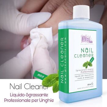 Nail Cleaner Menthe Dégraissant Professionnel pour Ongles 100 ml 2