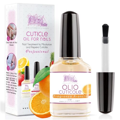 Olio Cuticole Di Mani E Piedi Professionale Arancia 12 ml