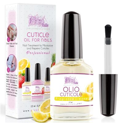Cuticle Nail Oil for Hands and Feet Professional Lemon 12 ml