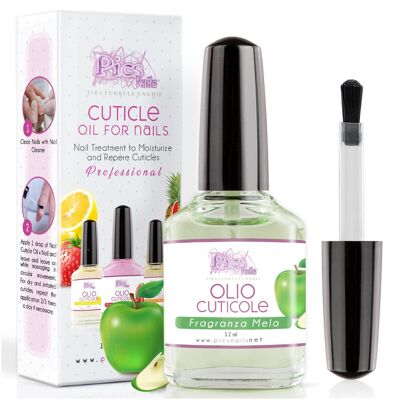Cuticle Oil Nails Of Hands And Feet Professional Apple 12 ml