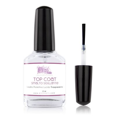 Top Coat Smalto Sigillante per Unghie 12 ml Ad Asciugatura Rapida