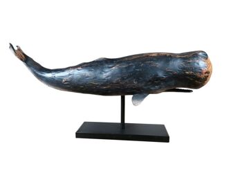 Figurine Baleine XXL Bleu 77 cm 2