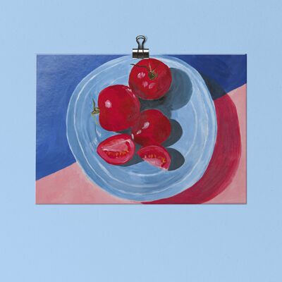 illustrazione di frutta di pomodori formato A4