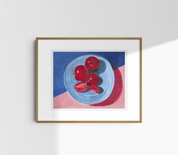 illustration de fruits de tomates format A4 2