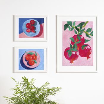 illustration de fruits de tomates format A4 3