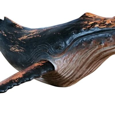 Whale Figure XXL Blue 87.5 cm