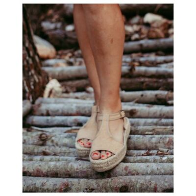 Sandalias Luna doble suela Camel