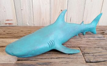 Statuette Requin 41,5x18,5x13H cm 7