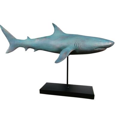 Statua di squalo XXL 59x24x38,5 cm