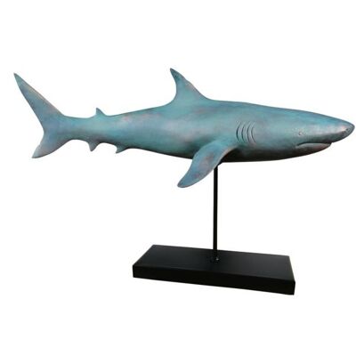 Figura tiburón estatua XXL 59x24x38,5 cm