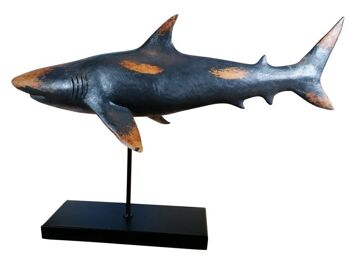 Statuette requin XXL 59x24x38,5 cm 1