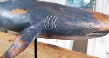 Statuette requin XXL 59x24x38,5 cm 5