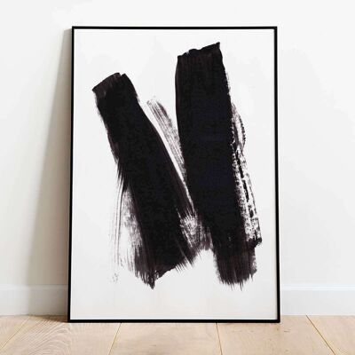 Abstract Brush Lines 03 Poster (50 x 70 cm)