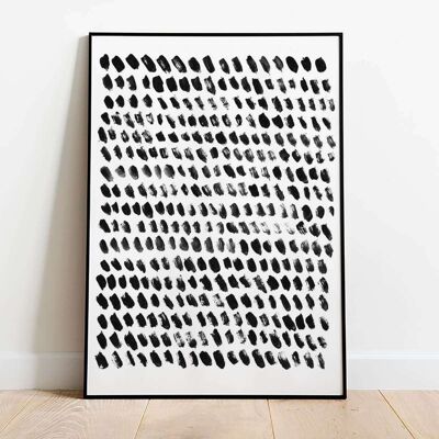 Abstract Brush Lines 04 Poster (50 x 70 cm)