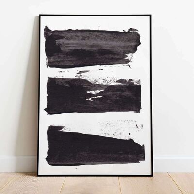 Abstract Brush Lines 05 Poster (50 x 70 cm)