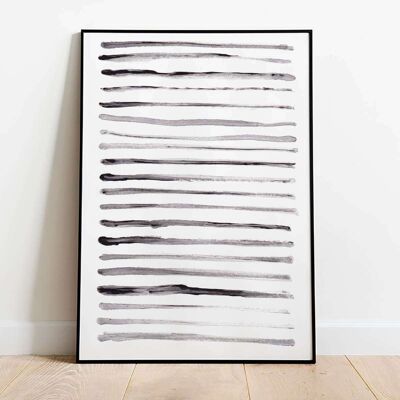 Abstract Brush Lines 06 Poster (42 x 59.4cm)